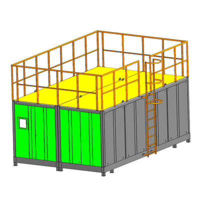 Attrezzatura organica di smaltimento dei rifiuti 10000KG/D
