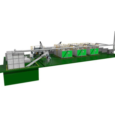 rifiuti alimentari automatici della macchina del fertilizzante di rifiuti organici 380V che riciclano macchina