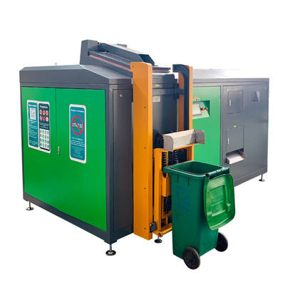 Riciclaggio dei rifiuti verde silenzioso concimante con la composta residuo della macchina della cucina del touch screen 1000KG/Day