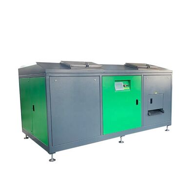Macchina di compostaggio completamente automatica di rifiuti alimentari di materiale 304 con capacità di 500 kg/d e costruzione SUS304+Q235B
