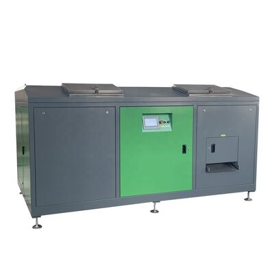 Macchina di compostaggio completamente automatica di rifiuti alimentari di materiale 304 con capacità di 500 kg/d e costruzione SUS304+Q235B