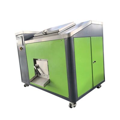 6kw Potenza 80KG/D Capacità Controllo PLC completamente automatico Macchina di compostaggio dei rifiuti alimentari per il compostatore dei rifiuti organici