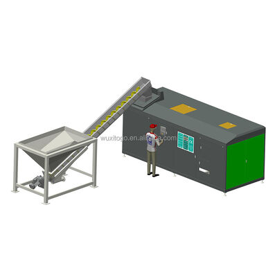 Compostatore di rifiuti organici completamente automatico con capacità di lavorazione di 1000 kg/giorno, ciclo di 24 ore e materiale SUS304 per il trattamento dei rifiuti alimentari industriali