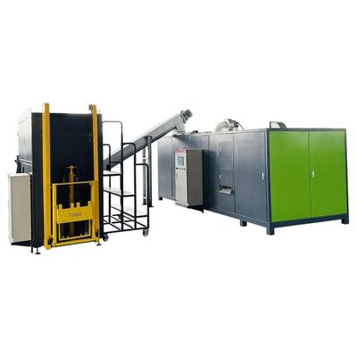Facile da usare alimentazione automatica 3000 kg capacità giornaliera compostore di rifiuti organici e compostore di rifiuti alimentari