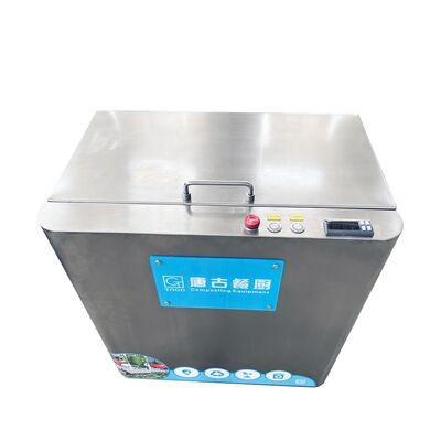 Scatola di legno Dispositor elettrico completamente automatico di rifiuti alimentari Ingranaggio cuscinetto nucleo 10KGD filtro dell'aria Home Composter