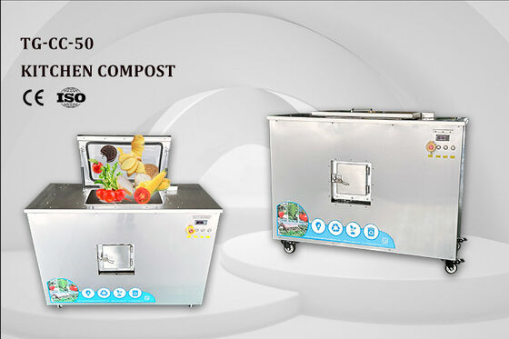 TOGO TG-CC-50 Composta di rifiuti organici in acciaio inossidabile 304 con capacità di 50 kg e lavorazione da 21 a 24 ore