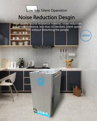 TOGO TG-CC-5 Compostatore Automatico per Rifiuti Organici da Cucina in Acciaio Inossidabile per Uso Domestico Classe Efficienza Energetica Silenziatore