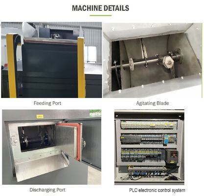 TOGO TG-CC-200S Dispositor di rifiuti alimentari da 200 kg/giorno con funzionamento inodore e macchina di compostaggio dei rifiuti da cucina controllata da PLC