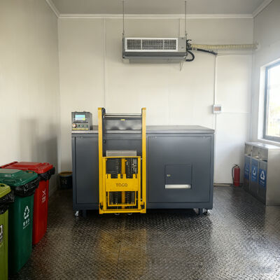 TOGO TG-CC-300 Commercial Composting Machine con capacità di 300KG/D Controllo PLC completamente automatico e materiale SUS304